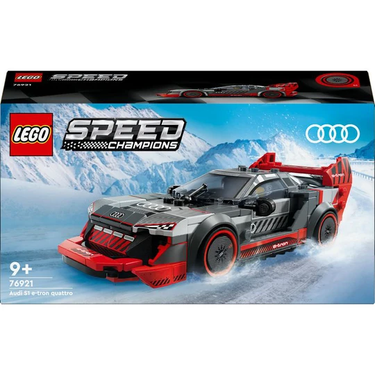 LEGO Speed Champions 76921 Voiture de Course Audi S1 e-Tron Quattro, Véhicule Jouet