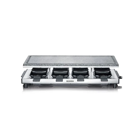 Appareil à raclette pierre de cuisson 8 personnes RG 2374 - Inox