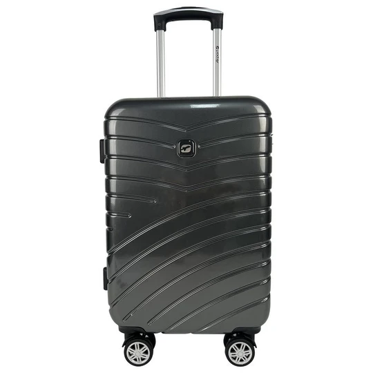 Valise cabine rigide noire Wavy Pop 55x35x20cm