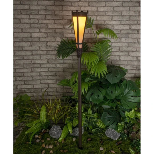 Torche solaire LED H.101 cm