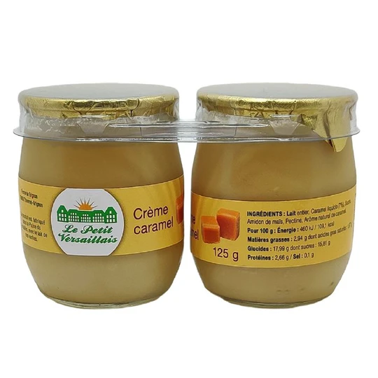 Crème dessert au caramel