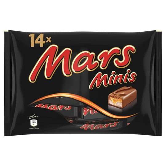 Mini barres chocolatées au caramel