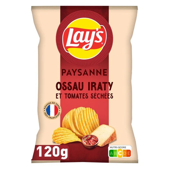 Chips paysanne saveur Ossau-Iraty et tomates séchées
