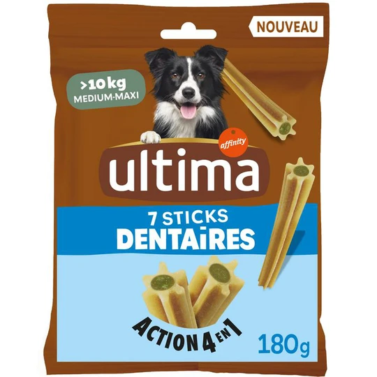 Sticks dentaires active 4 en 1 pour chien moyen et grand