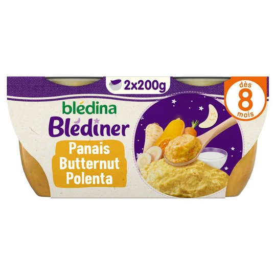 Blédiner bols crémeux de panais butternut & polenta dès 8 mois