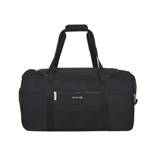 Sac de voyage noir polyester 59cm