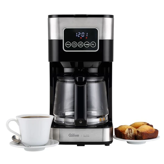 Cafetière à filtre 77177 - Inox et noir