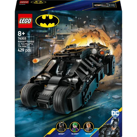 DC Comics 76303 - La Batmobile Tumbler de Batman contre le double face de Joker