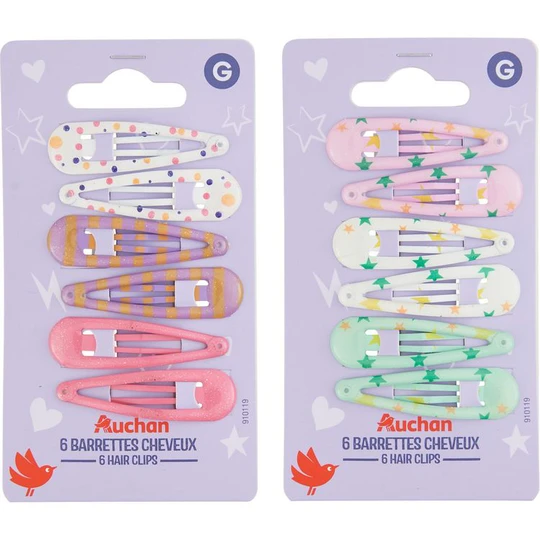 Barrettes cheveux enfants