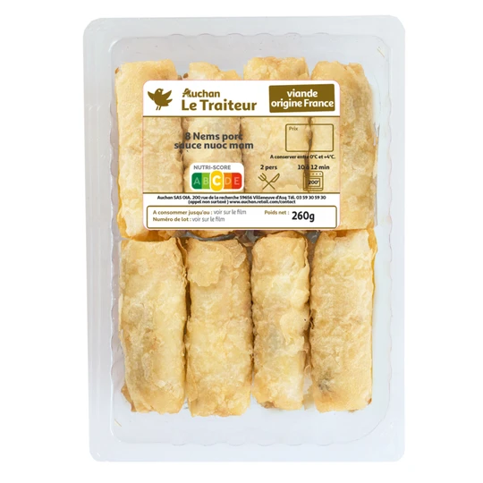 Nems au porc sauce nuoc mam