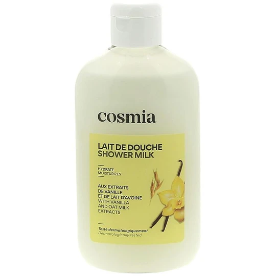 Lait de douche aux extraits de vanille et de lait d'avoine