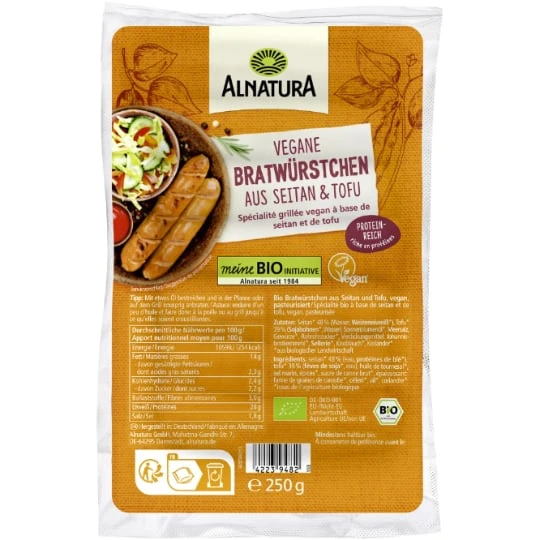 Saucisses à griller végétalien