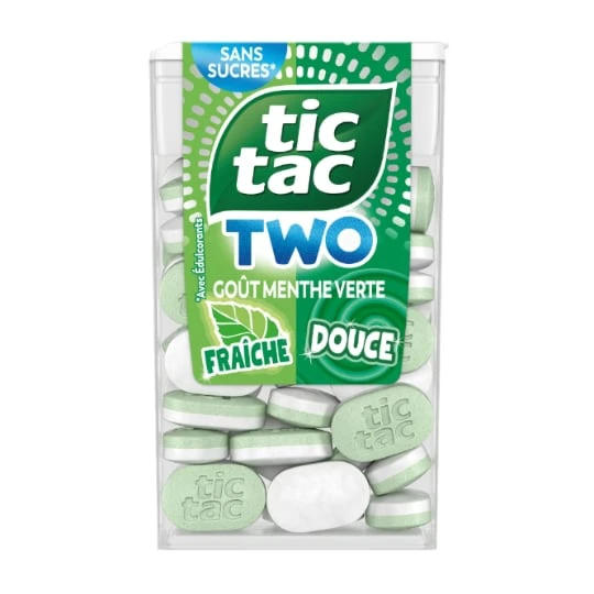 Bonbons Tic Tac Two Menthe Fraîche