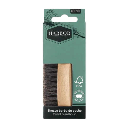 Brosse Barbe de Poche