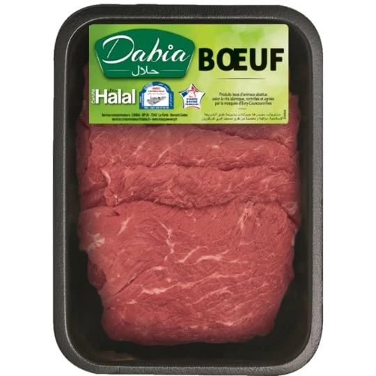 Viande Bovine : Steaks** à Griller Halal