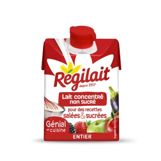 Lait concentré non sucré entier