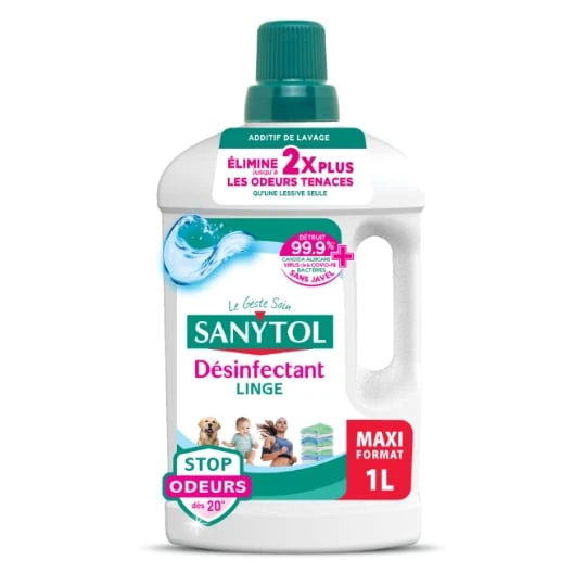 Désinfectant Linge  Anti-Odeurs Parfum Fraîcheur Active