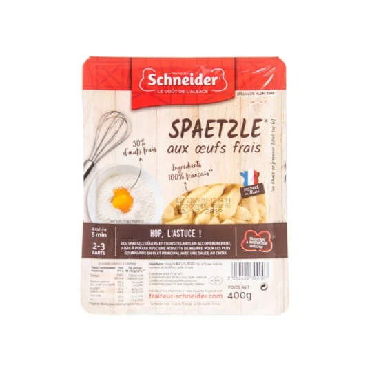 Spaetzle Aux Œufs Frais
