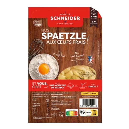 Spaetzle Aux Œufs Frais