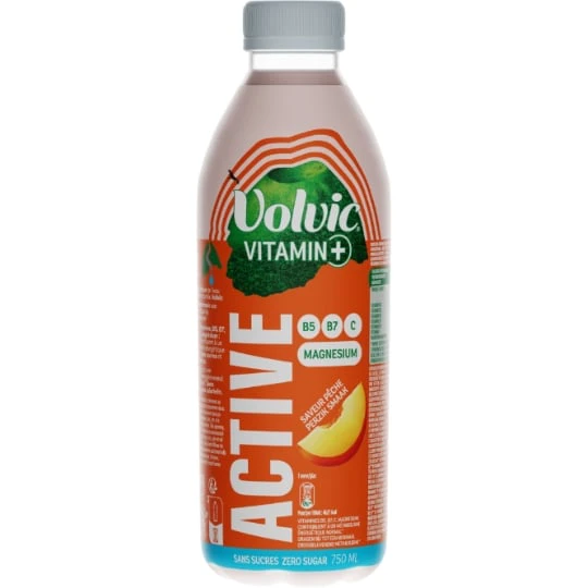 Eau Aromatisée Saveur Pêche Vitamin+ Active