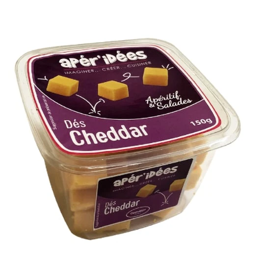 Dés de Cheddar pour Apéritif & Salades