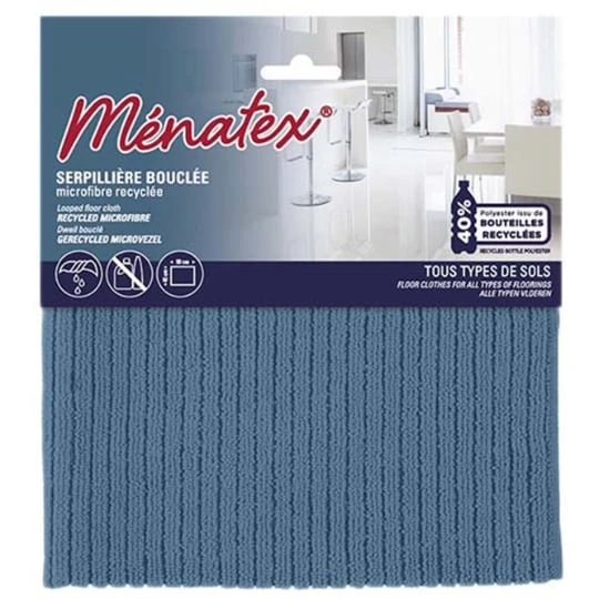 Serpillère Bouclée Microfibre Recyclée 45 x 50 cm