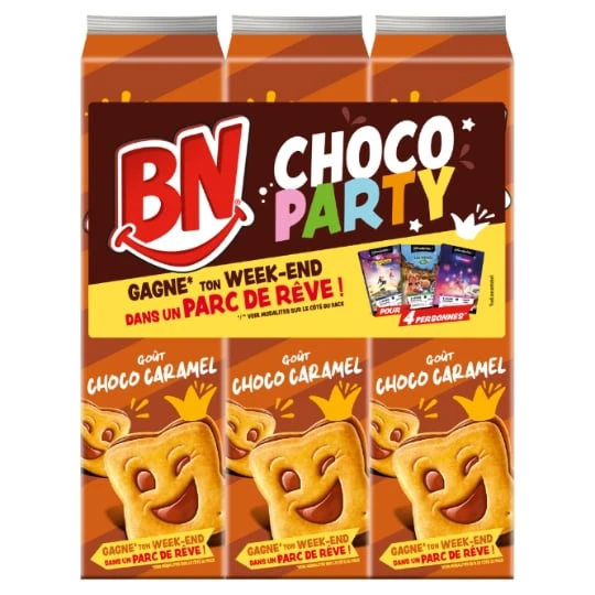 Biscuits choco party chocolat caramel