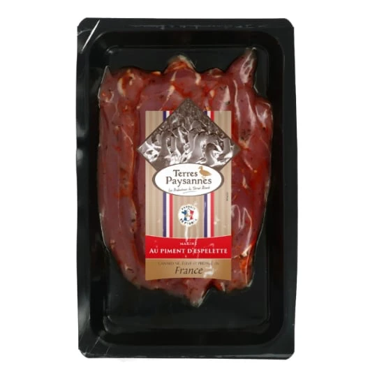 Aiguillettes de canard extra tendre marinées au piment d'Espelette
