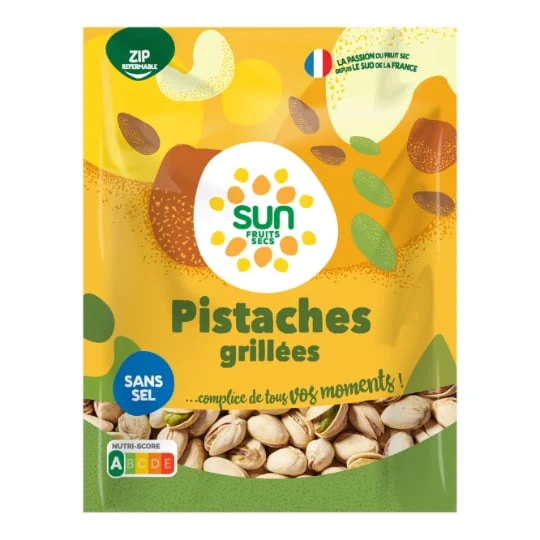 Pistaches grillées sans sel