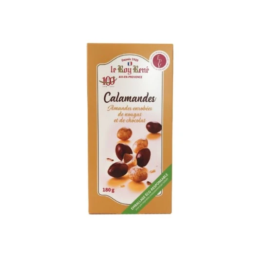 Chocolat amande enrobée de nougat