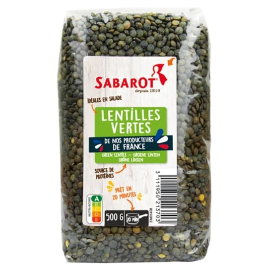 Lentilles Vertes