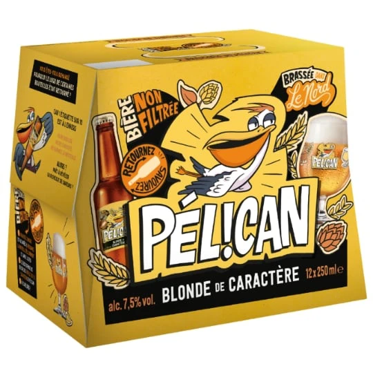 Bière Blonde de Caractère Non-Filtrée 7,5%