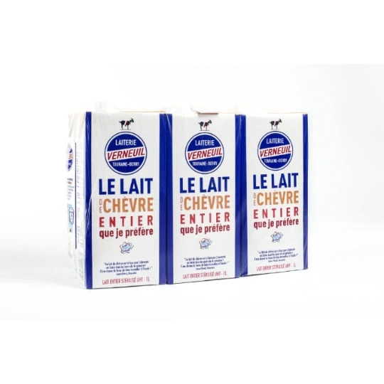 Lait Entier de Chévre Stérilisé UHT