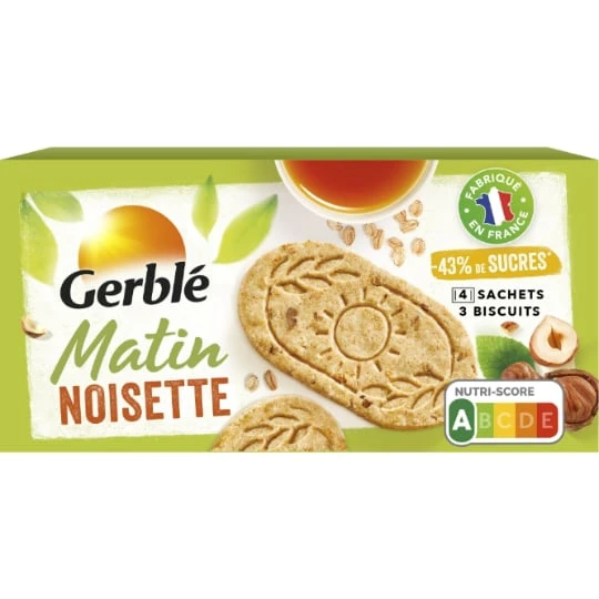 Biscuit Petit dejeuner noisettes