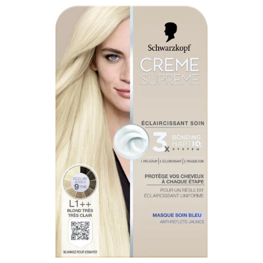 Coloration L1++ Blond Très Clair Triple Soin Crème Supreme