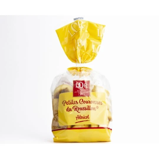 Biscuits petites couronnes/abricot