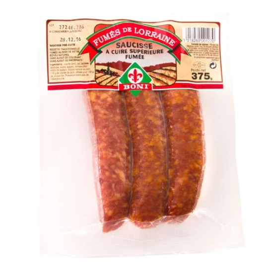 Saucisses lorraine fumées à cuire