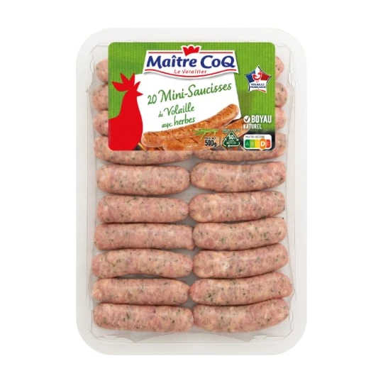 Mini Saucisses de Volaille aux Herbes