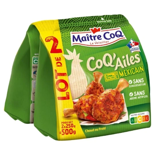 Manchons de poulet CoQ'Ailes mexicain