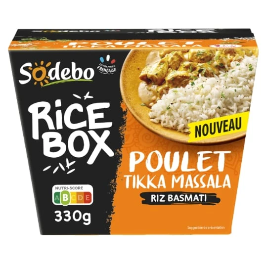 Plat Préparé Rice Box Poulet Tikka Massala
