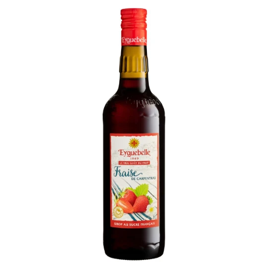 Sirop Fraise Carpentras Pur Sucre De Canne