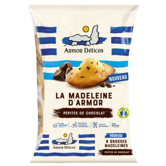 Madeleine d'Armor Pépites Chocolat