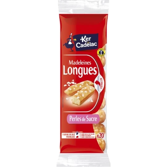Madeleines Longues Perles de Sucre