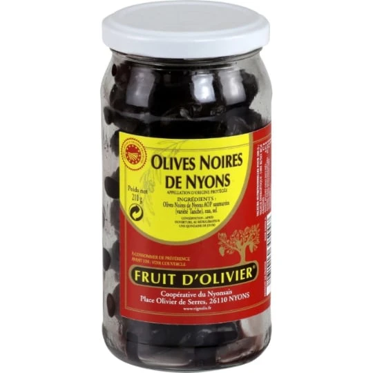 Olives noires de Nyons AOP Fruit d'Olivier