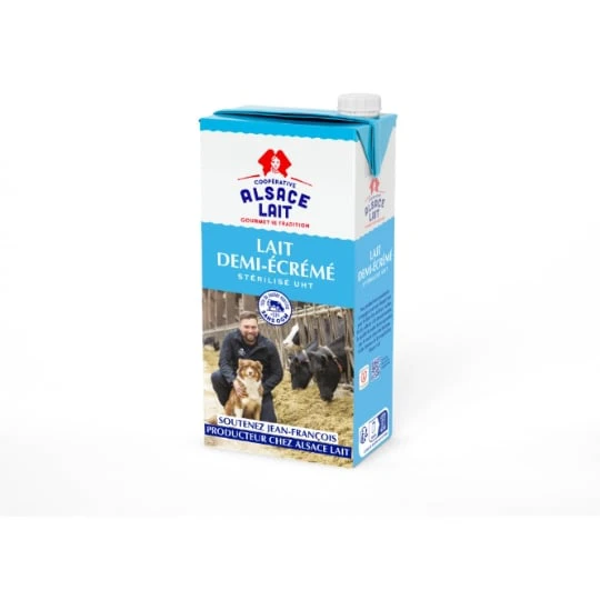 Lait Demi-Écrémé Stérilisé Uht