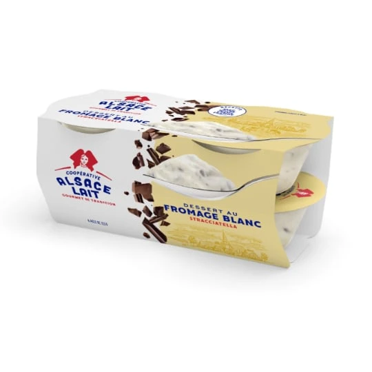 Dessert au Fromage Blanc Stracciatella