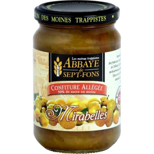 Confiture allégée mirabelles