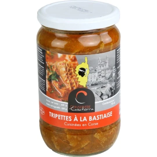 Plat cuisiné Tripettes bastiaise