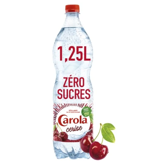 Eau Aromatisée Cerise Zéro Sucres