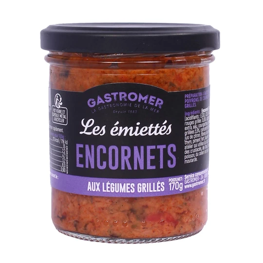 Emiettes Encornets Légumes Grillés